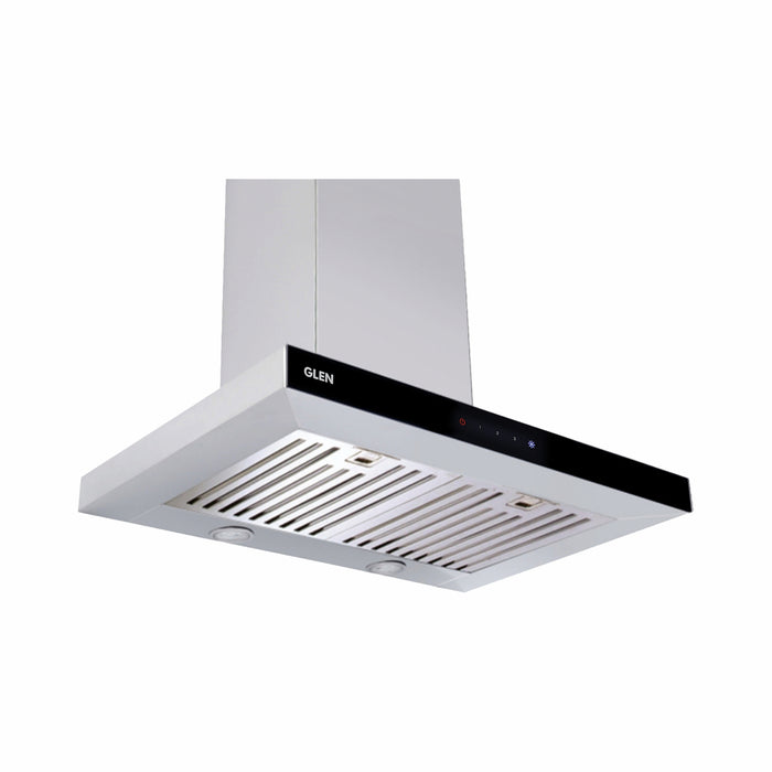 Electric Kitchen Chimney Touch Controls, T Shape Baffle filters 60cm 1250 m3/h -Silver (6056 TS)