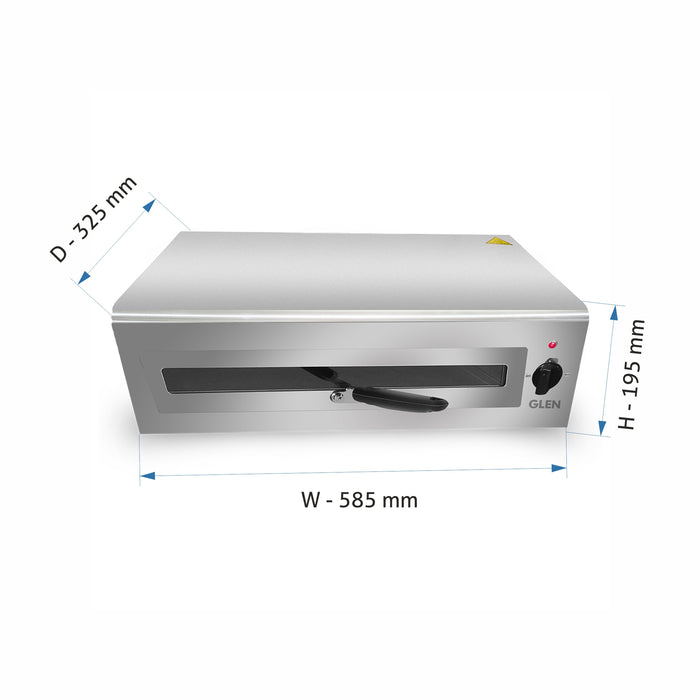 Electric Tandoor and Grill 1400W, Extra Large capacity Matt Finish Stainless Steel Body - Silver (5014 XL)