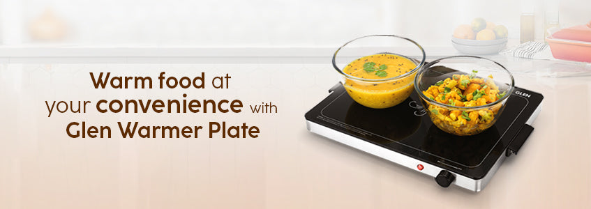 Warm food at your convenience with Glen Warmer Plate