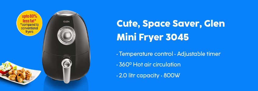 Cute, Space Saver, Glen Mini Fryer 3045