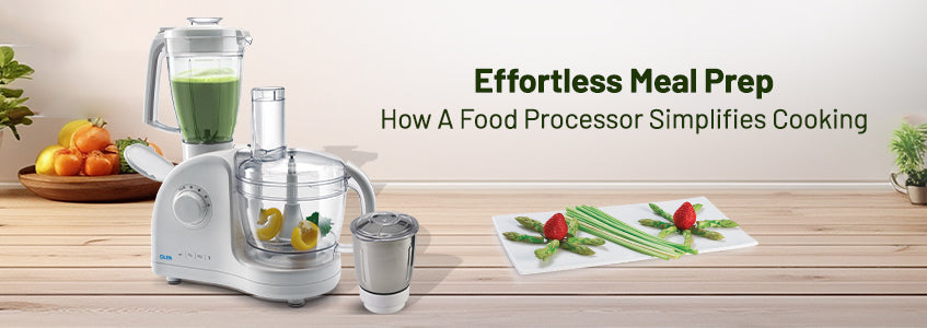 Effortless Meal Prep: How a food processor simplifies cooking