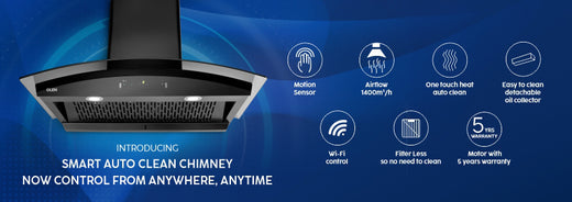 Introducing Glen SMART Wi-Fi Enabled Auto Clean Chimney