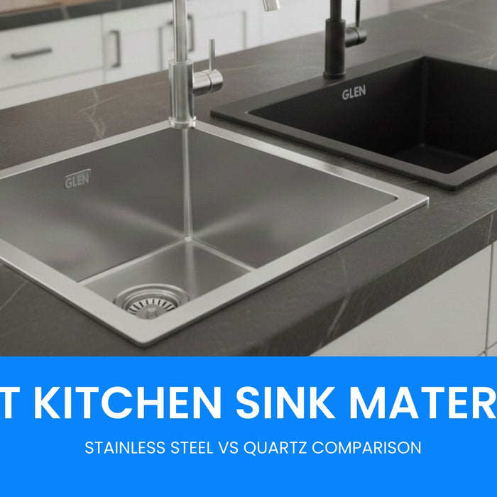 Best Kitchen Sink Materials: Stainless Steel vs Quartz Comparison