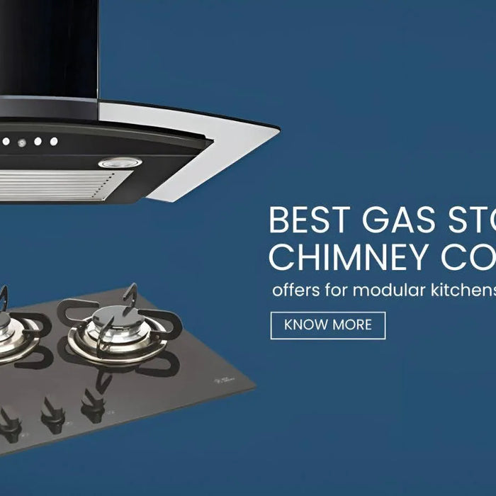 Best gas stove and chimney combo offers for modular kitchens