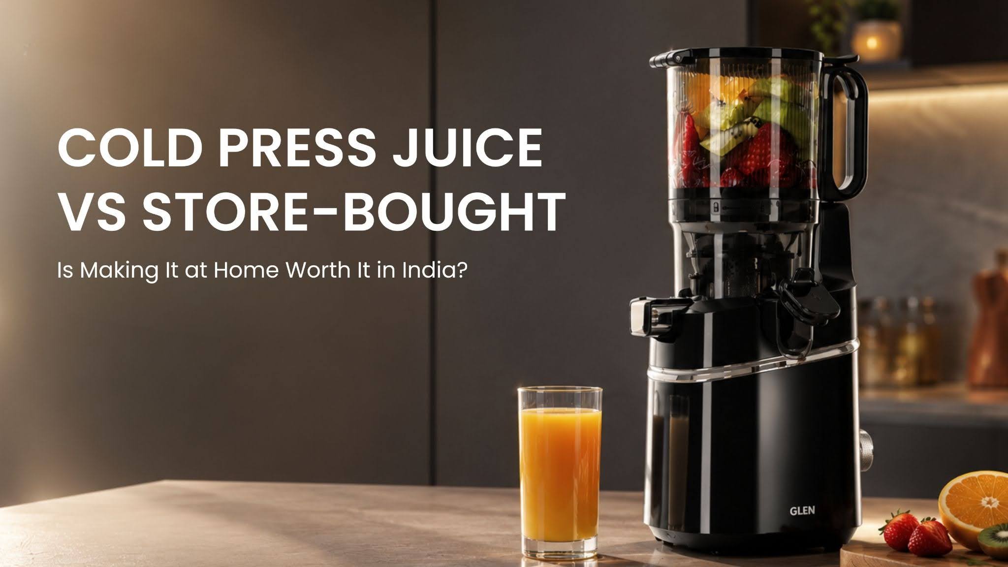 Cold Press Juice vs Store-Bought: Is Making It at Home Worth It in India?