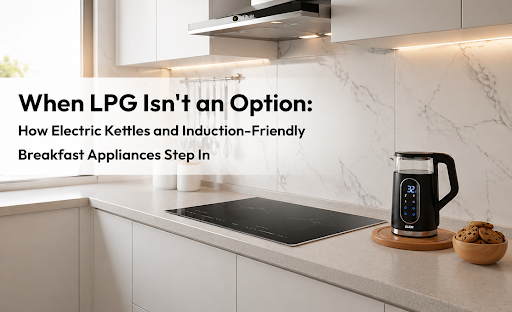 When LPG Isn't an Option: How Induction Cookers and Electric Kettles Keep Your Kitchen Running