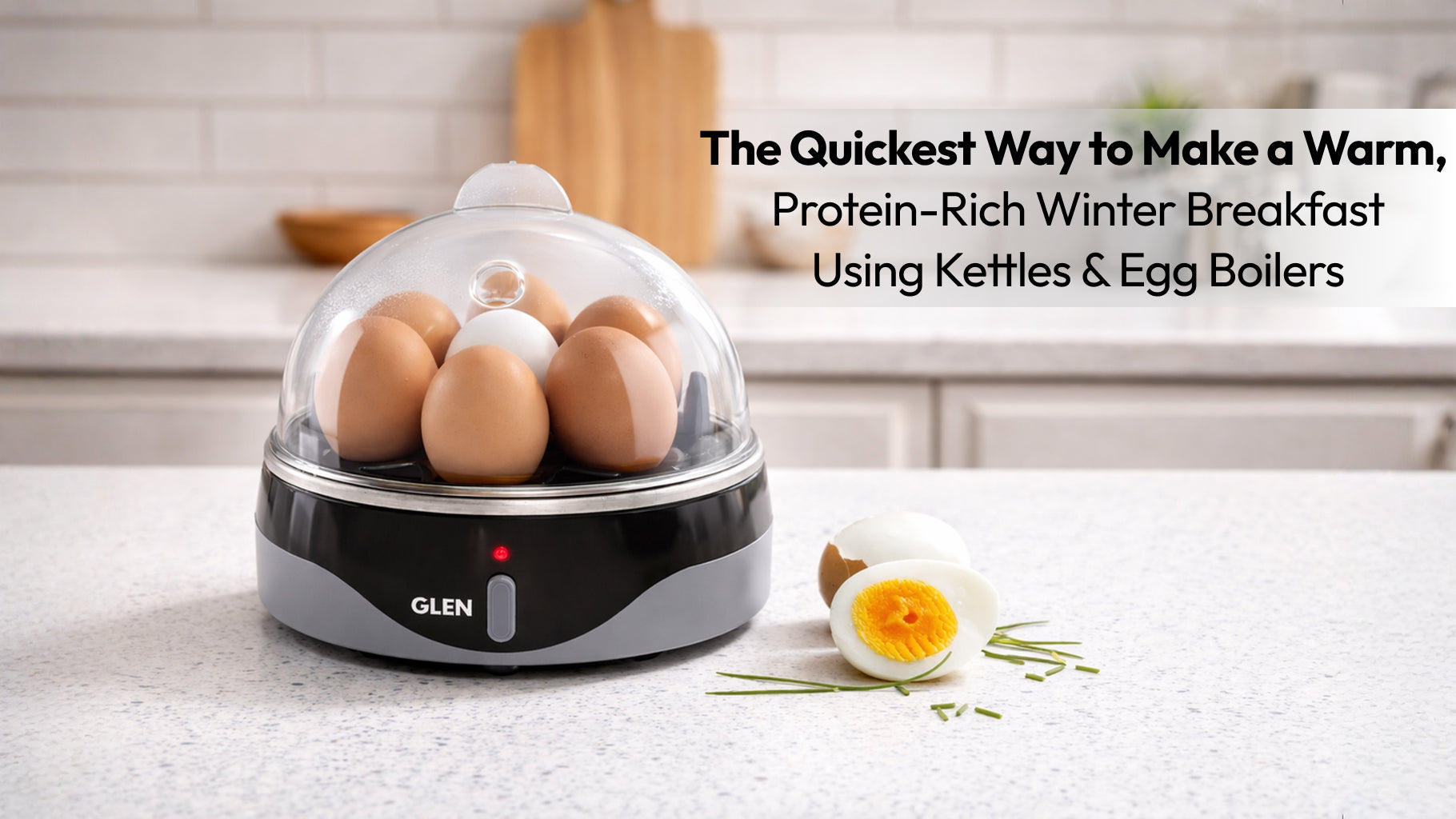The Quickest Way to Make a Warm, Protein-Rich Winter Breakfast Using Kettles & Egg Boilers