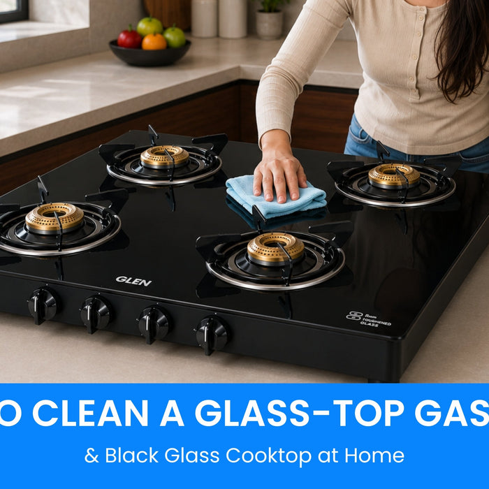 How to Clean a Glass-Top Gas Stove & Black Glass Cooktop at Home