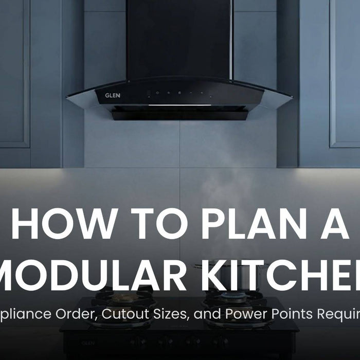 How to Plan a Modular Kitchen: Appliance Order, Cutout Sizes, and Power Points Required