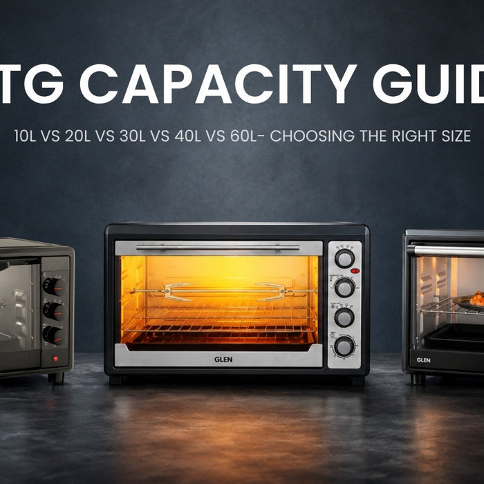 OTG Capacity Guide: 10L vs 20L vs 30L vs 40L vs 60L- Choosing the Right Size