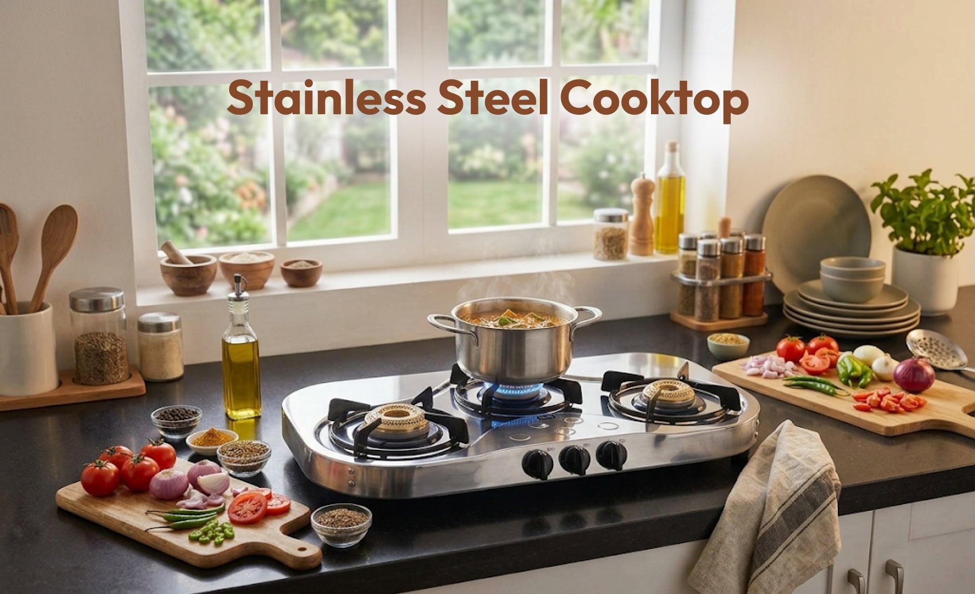 Stainless Steel Cooktop