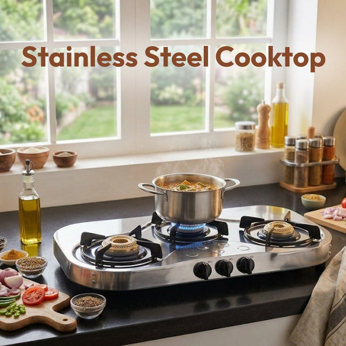 Stainless Steel Cooktop