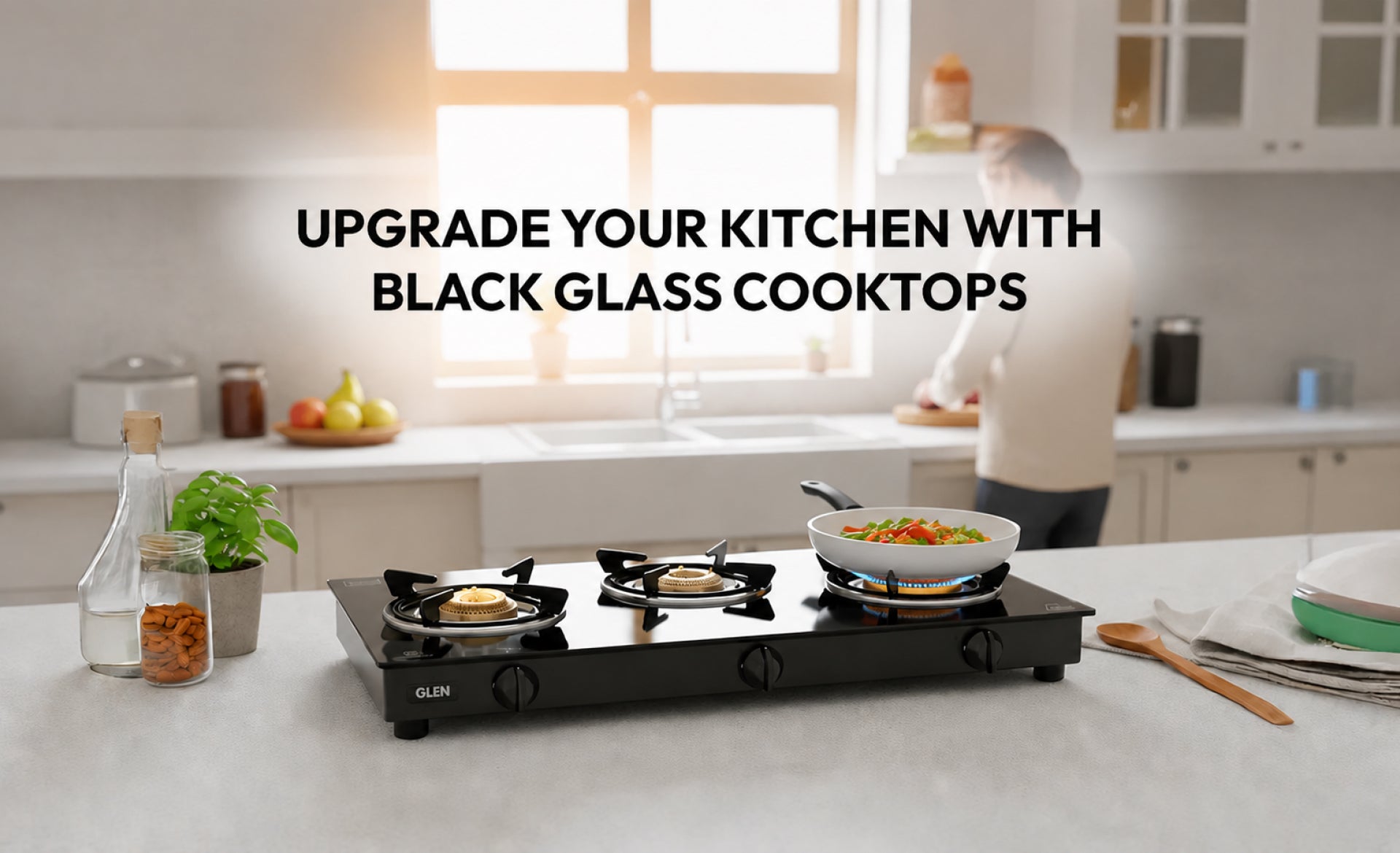 Upgrade Your Kitchen With Black Glass Cooktops