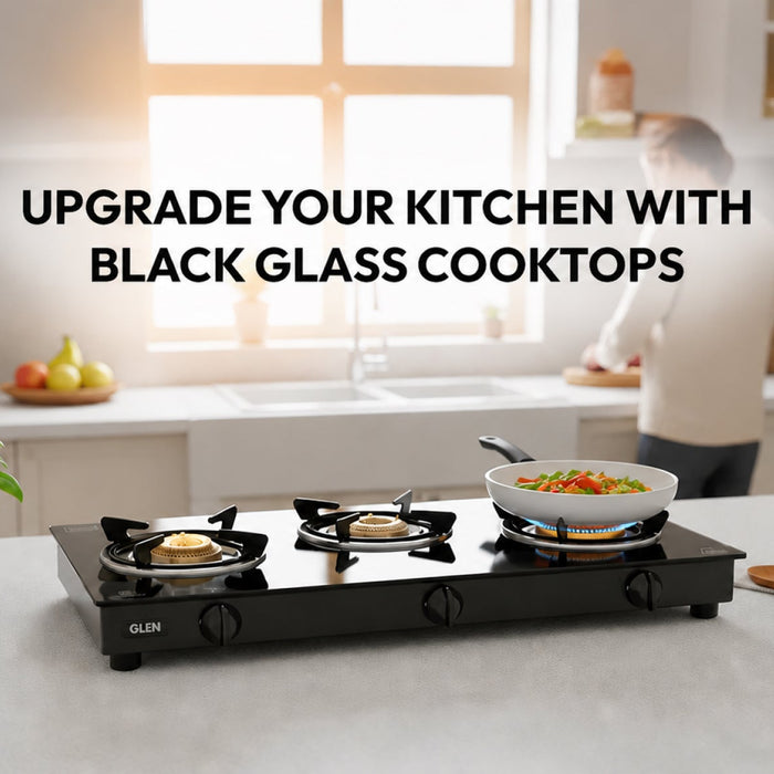 Upgrade Your Kitchen With Black Glass Cooktops