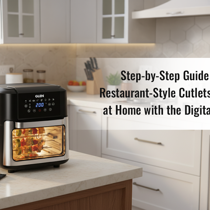 Step-by-Step Guide to Making Restaurant-Style Cutlets and Kebabs at Home with the Digital Air Fryer
