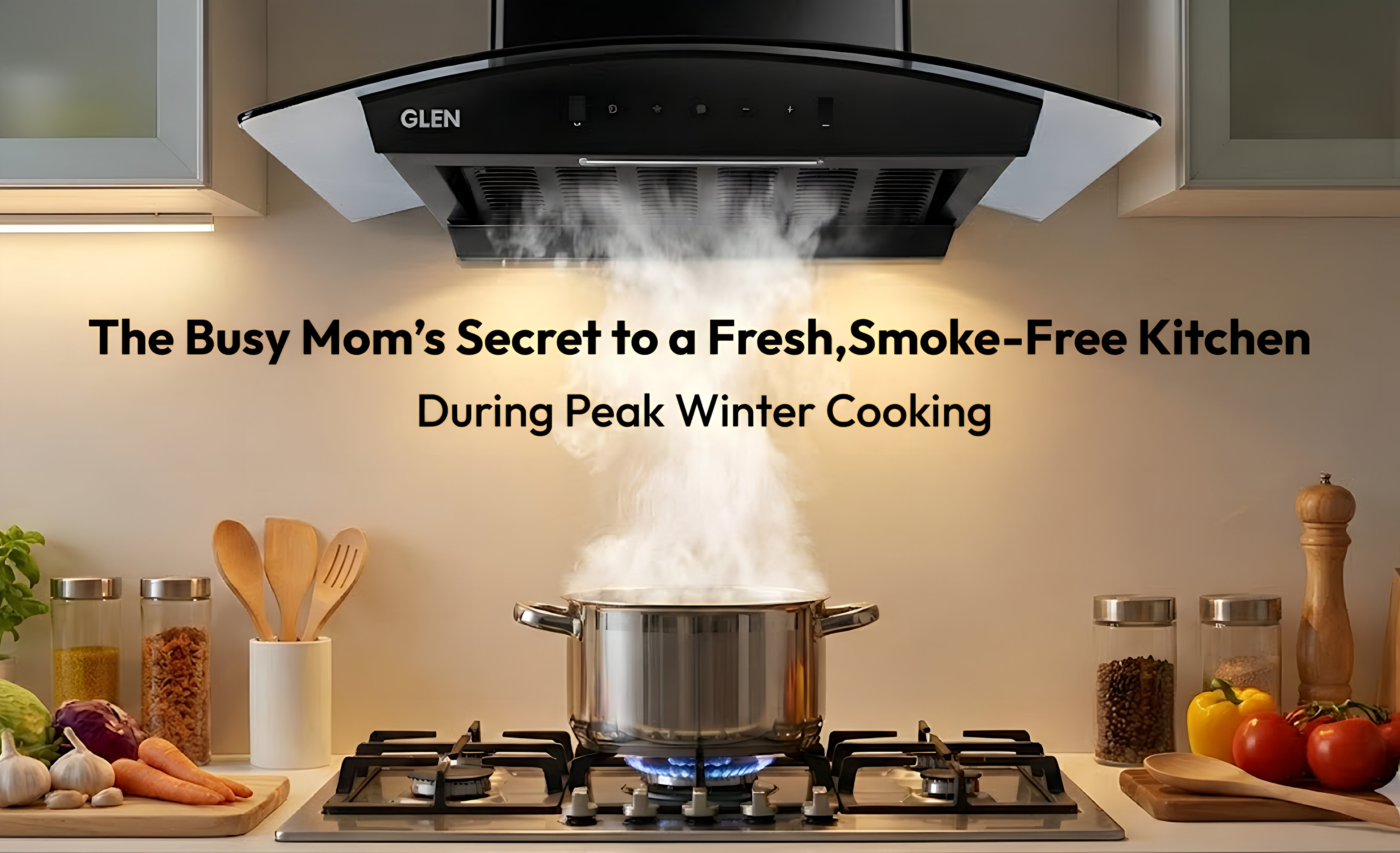 The Busy Mom’s Secret to a Fresh, Smoke-Free Kitchen During Peak Winter Cooking