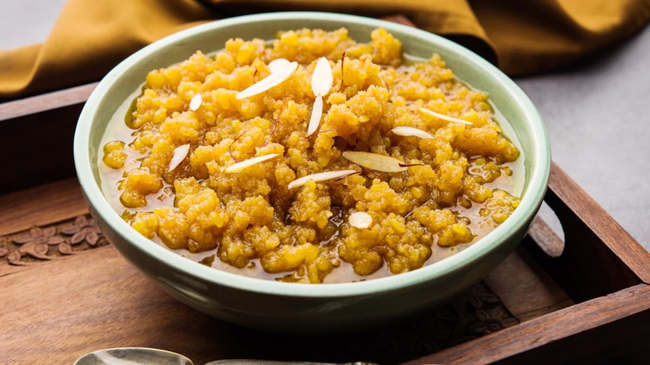 Instant Moong Dal Halwa Using OTG and Mixer Grinder — No Stirring for Hours