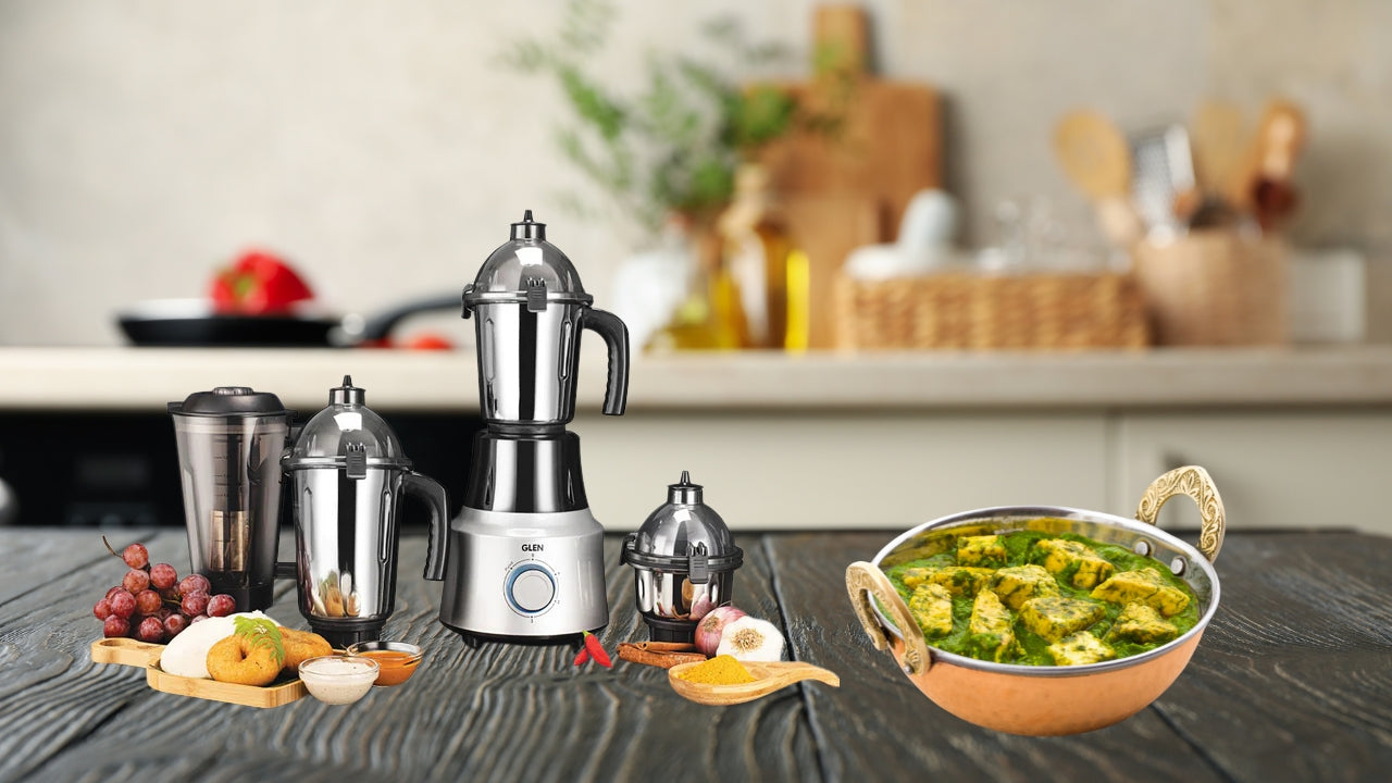 Quick Palak Paneer Recipe: Creamy Spinach Curry in 20 Minutes with Your Mixer Grinder