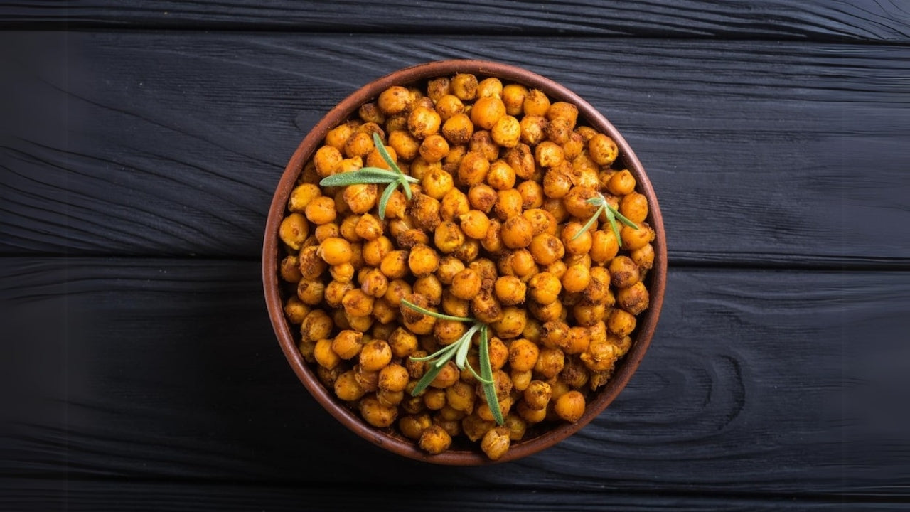 Crispy Roasted Masala Channa in OTG – The Perfect Healthy Evening Snack!