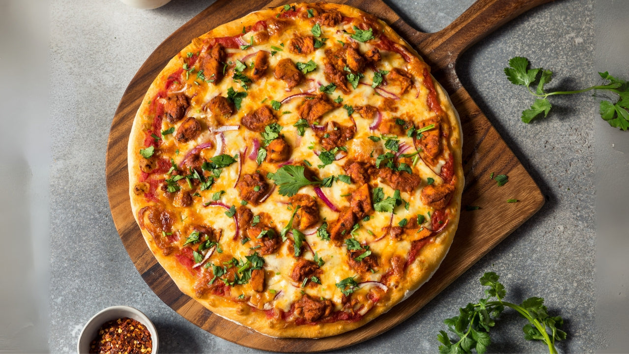 How to Make Delicious Chicken Pizza in OTG at Home Crispy Crust & Cheesy Perfection!