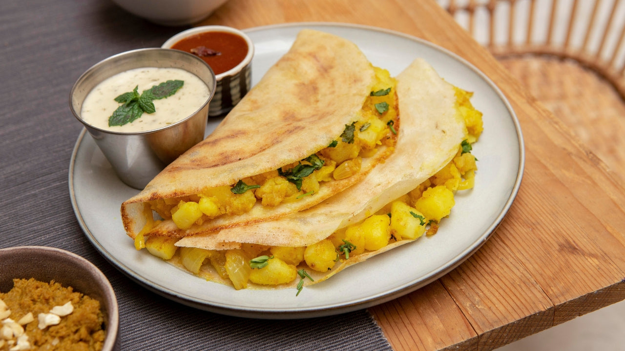 Masala Dosa with Pre-Ground Batter: How the Mixer Grinder Saves the Day