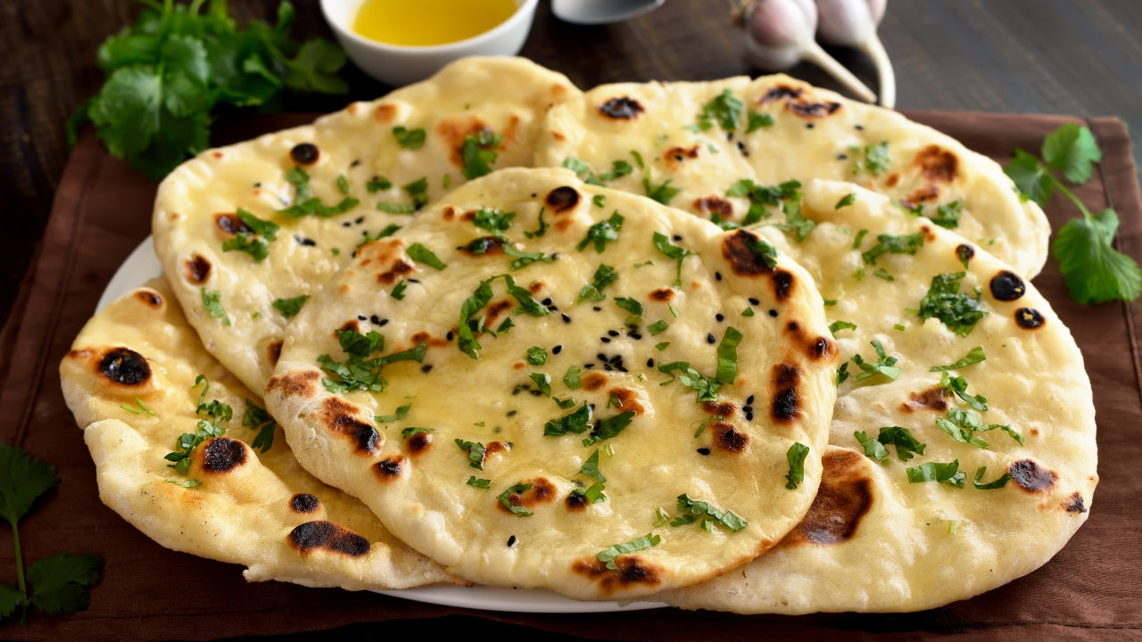 How to Make a Garlic Naan at Home - Easy Recipe