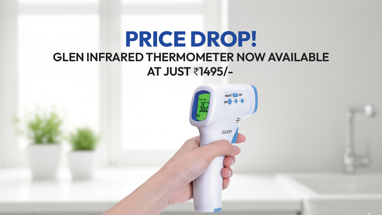 PRICE DROP! Glen Infrared Thermometer Now Available at Just ₹1495/-