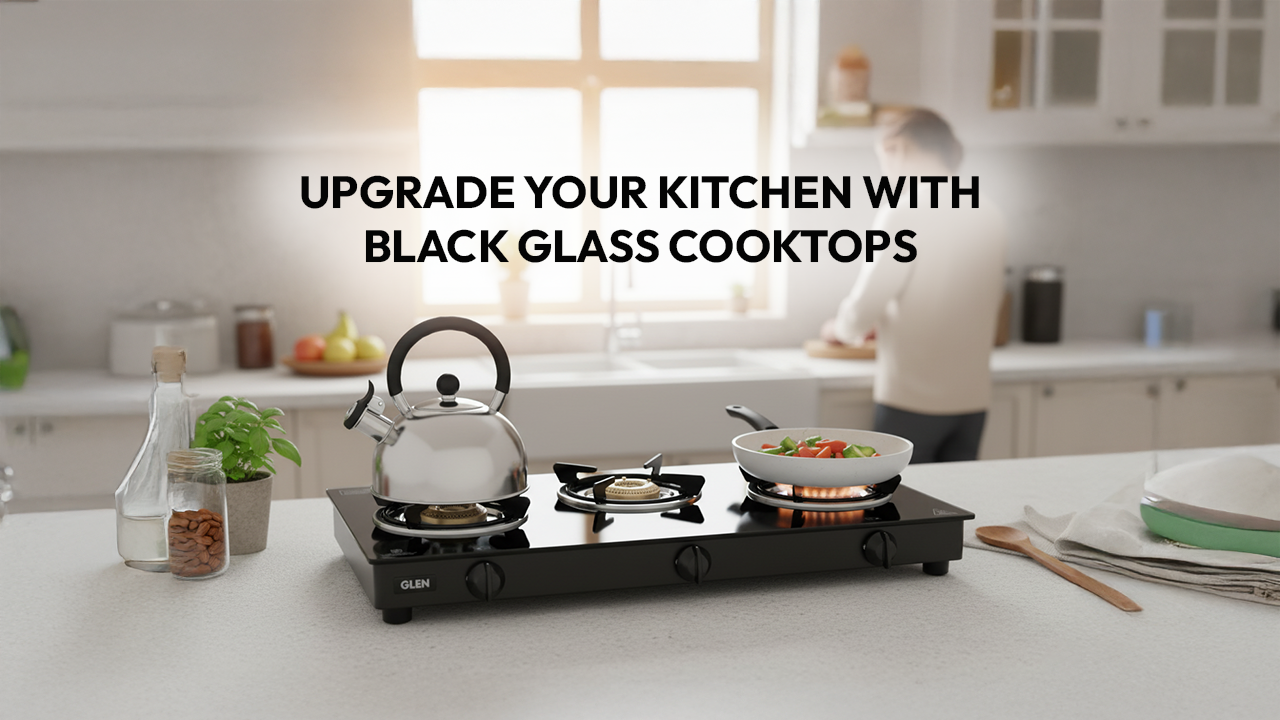Upgrade Your Kitchen With Black Glass Cooktops