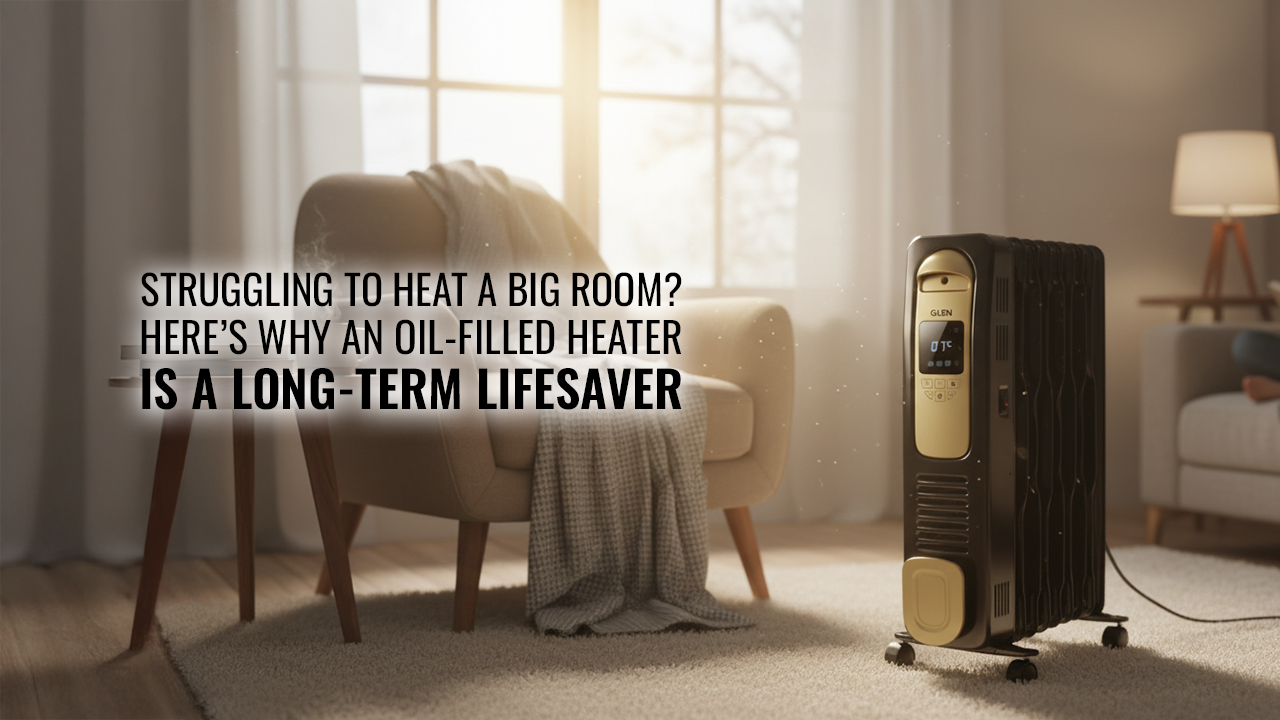 Struggling to Heat a Big Room? Here’s Why an Oil-Filled Heater Is a Long-Term Lifesaver