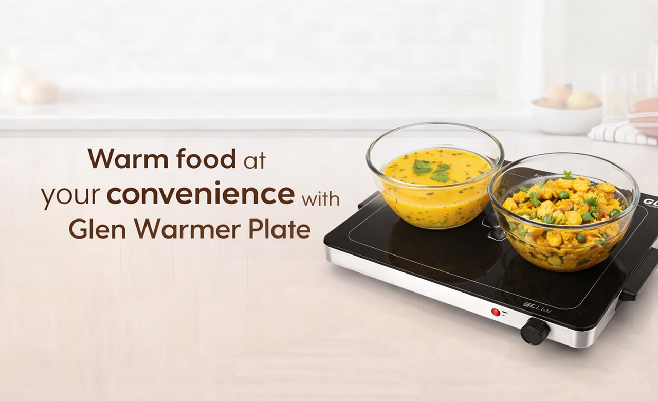 Warm food at your convenience with Glen Warmer Plate