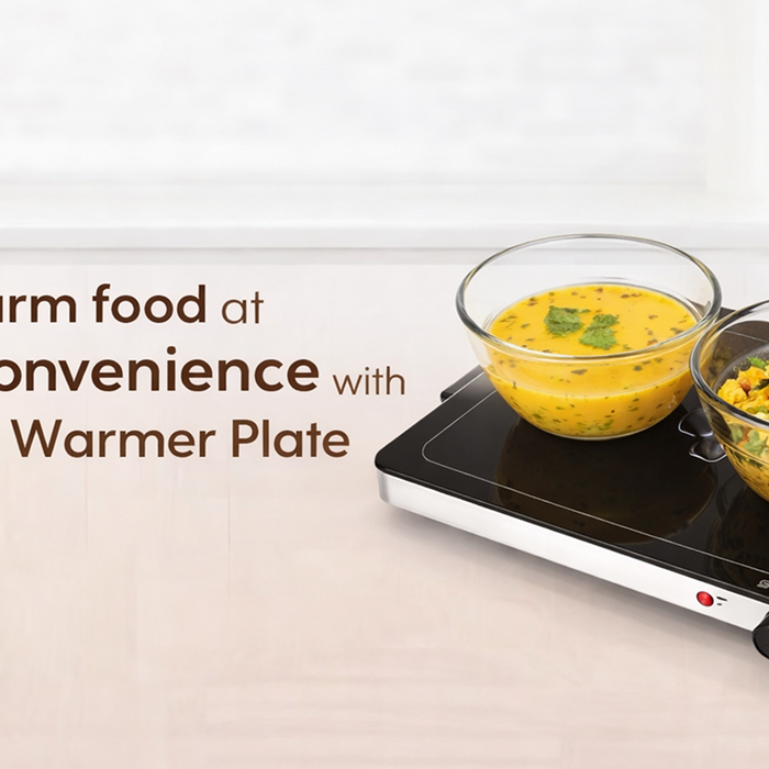 Warm food at your convenience with Glen Warmer Plate