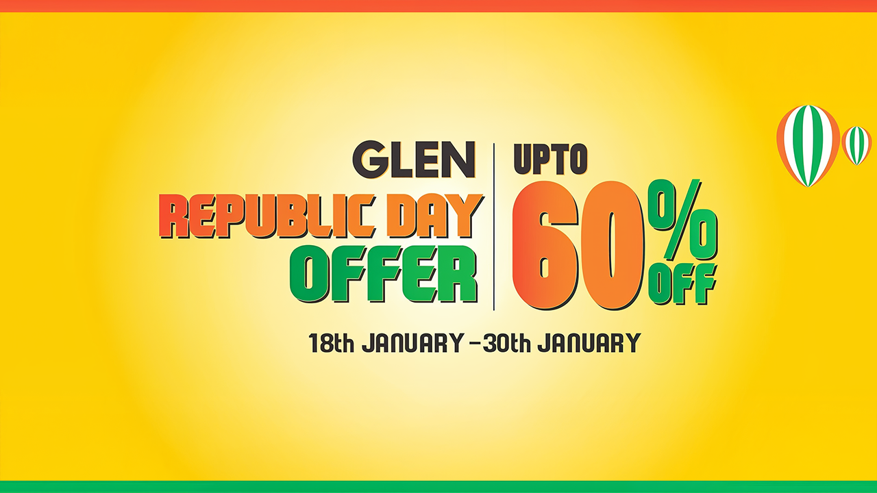 Glen Republic Day Sale – Get great discounts on kitchen appliances