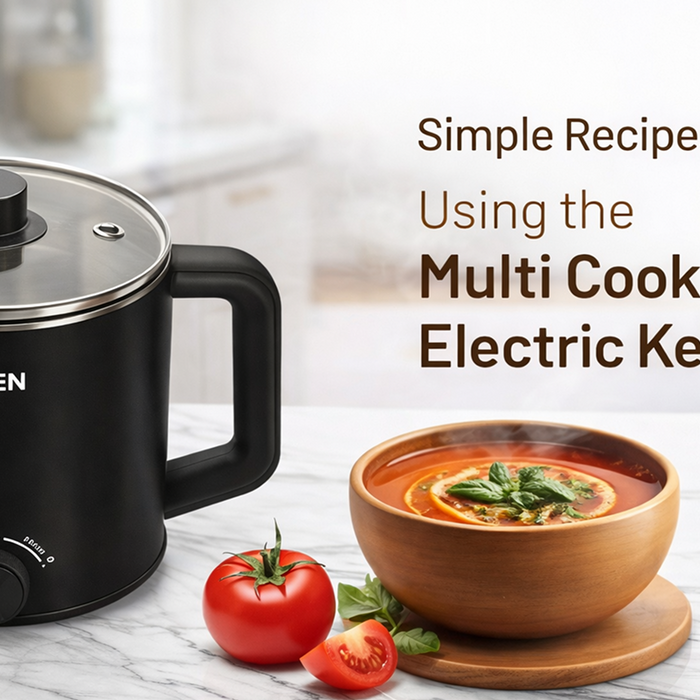 Simple Recipes using the Multi Cook Electric Kettle