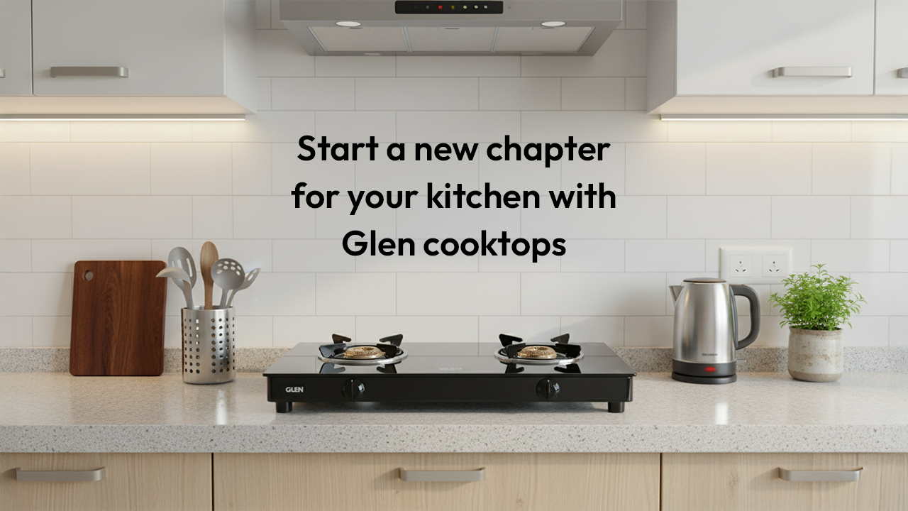 Start a new chapter for your kitchen with Glen cooktops