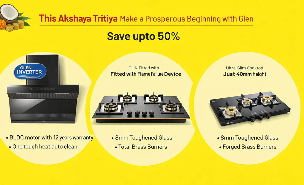 Make a prosperous beginning with Glen this Akshaya Tritiya
