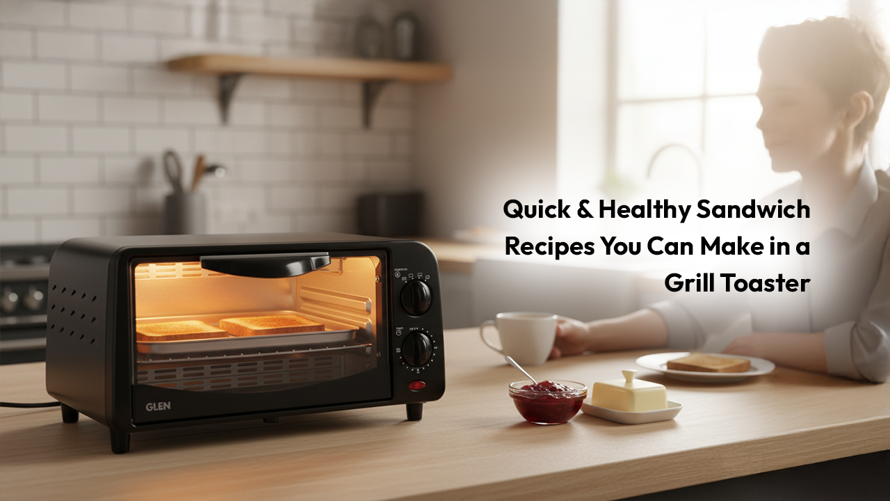 Quick & Healthy Sandwich Recipes You Can Make in a Grill Toaster