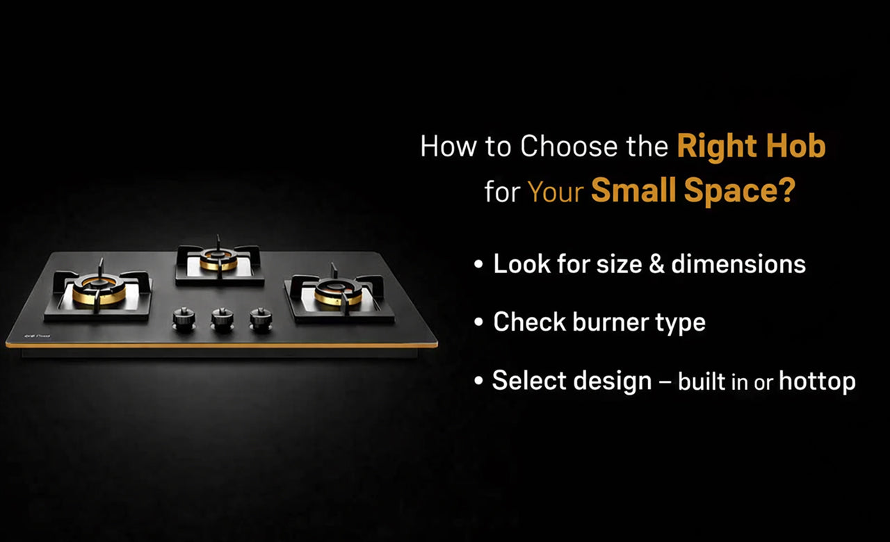 How to Choose the Right Hob for Your Small Space?