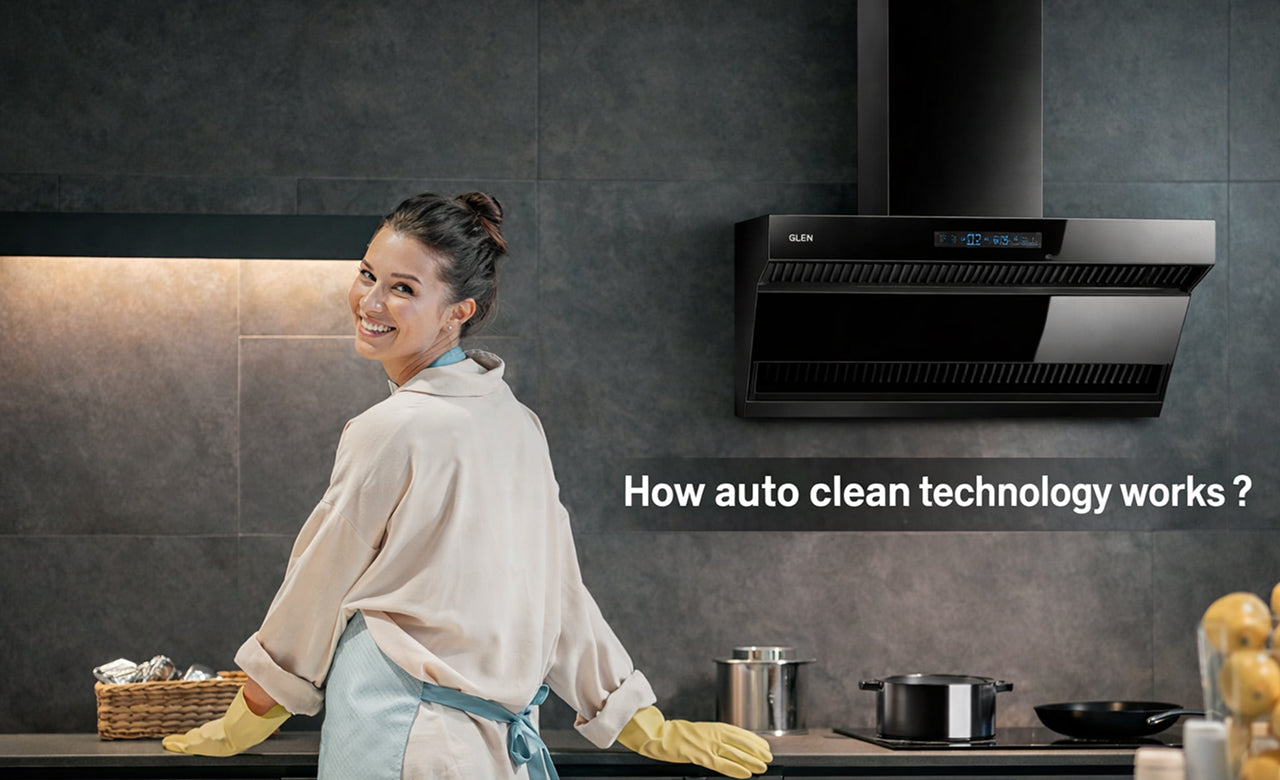 How Auto-Clean Technology Works in Kitchen Chimneys?