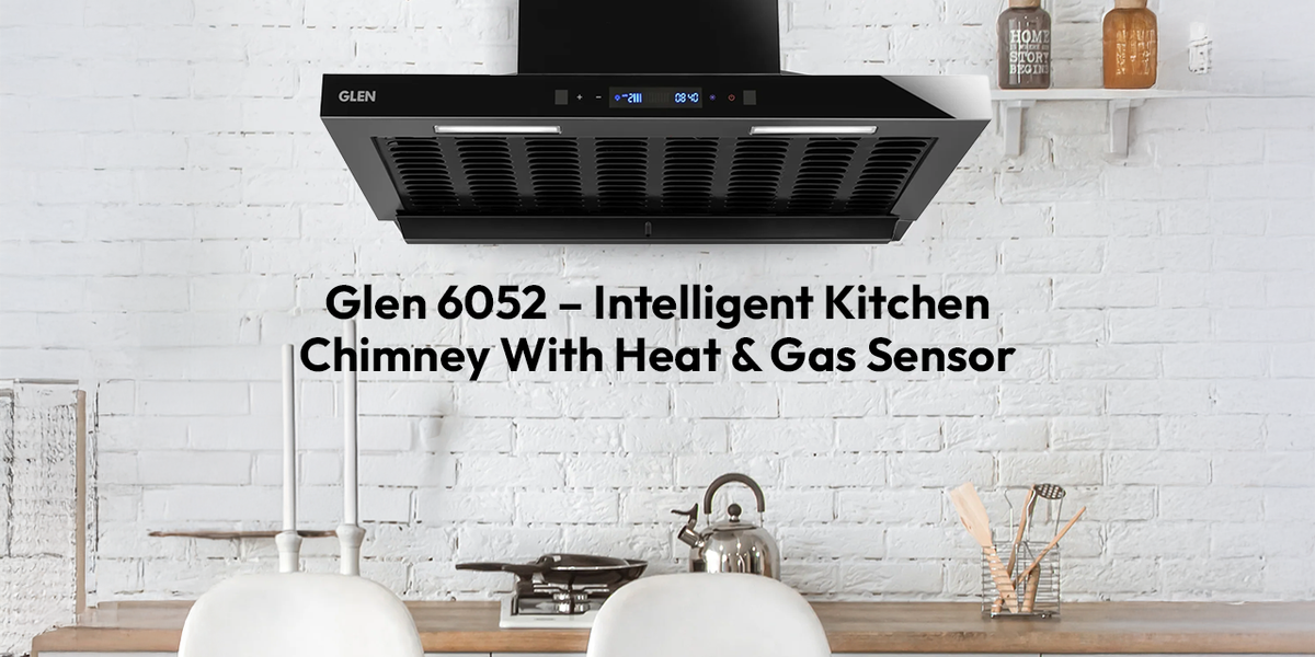 Buy Glen 6052 Intelligent Kitchen Chimney With Heat & Gas Sensor — Glen ...