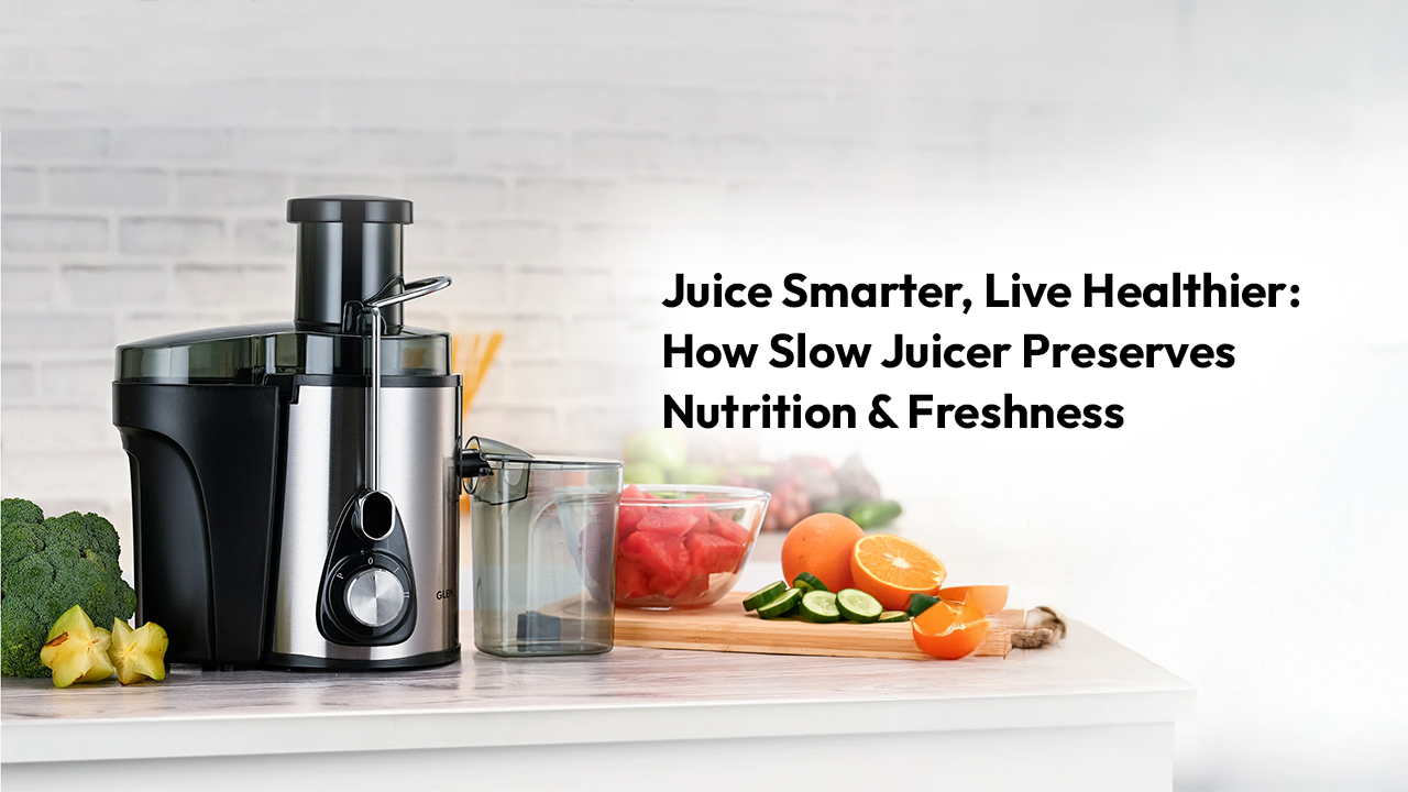 Juice Smarter, Live Healthier: How Slow Juicer Preserves Nutrition & Freshness