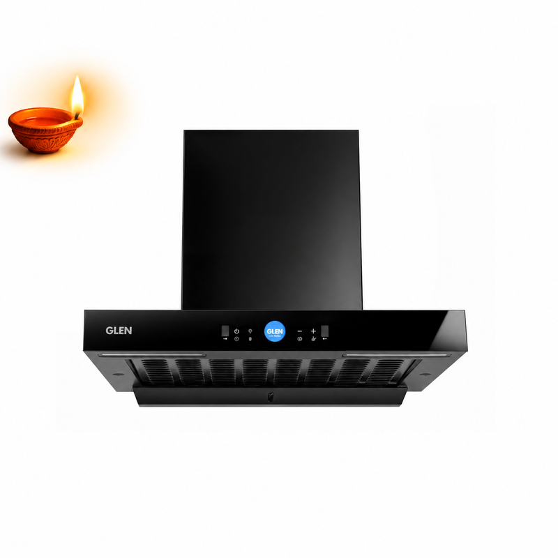 Auto Clean Chimney with LCD Display, Heat Sensors and BLDC Motor 1600 m³/h - 60/76/90cm - (CH6052LCDDCAC)