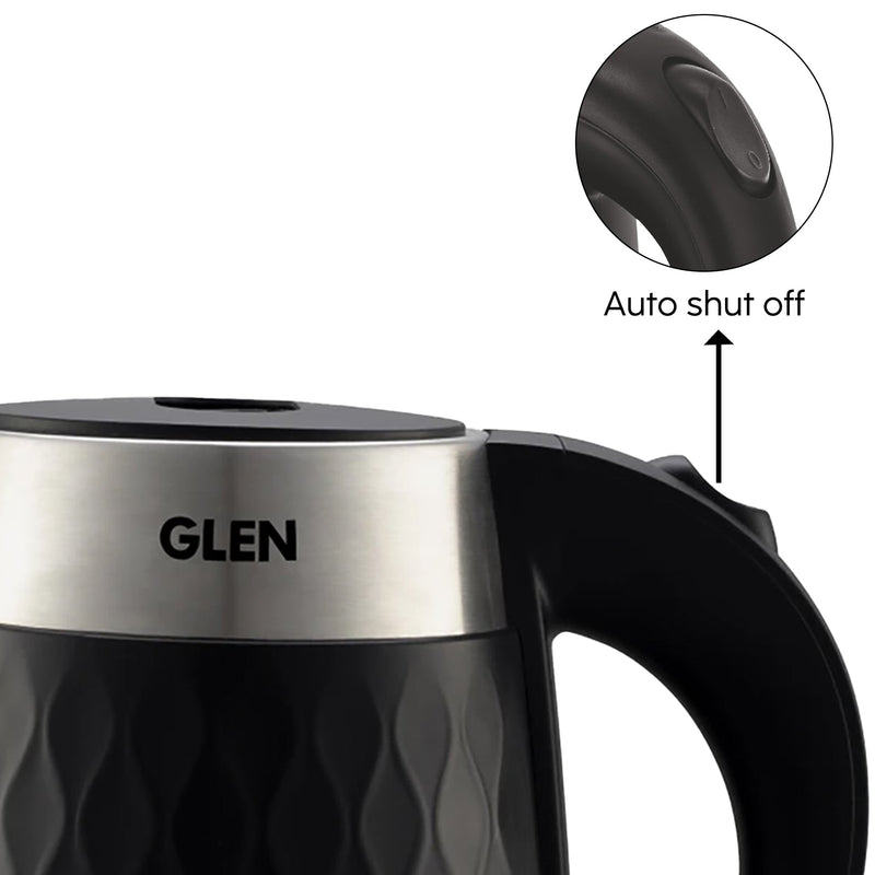 Glen Electric Kettle 9001 Black 1.8L 1500 W