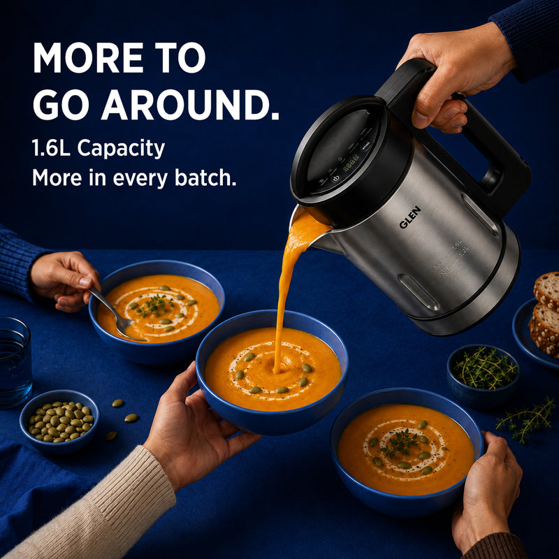Automatic Soup Maker, 1.6 Litres, Automatic Blending & Heating, 5 Preset Cooking Functions 1040W (SA-3003SM)