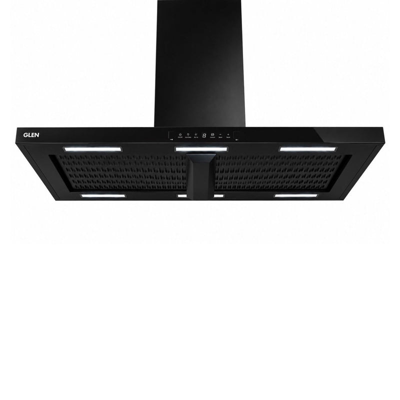 Auto Clean Island Kitchen Chimney Filter less with BLDC Motor 90/120cm 1600 m3/h (CH1001MSACISBL)