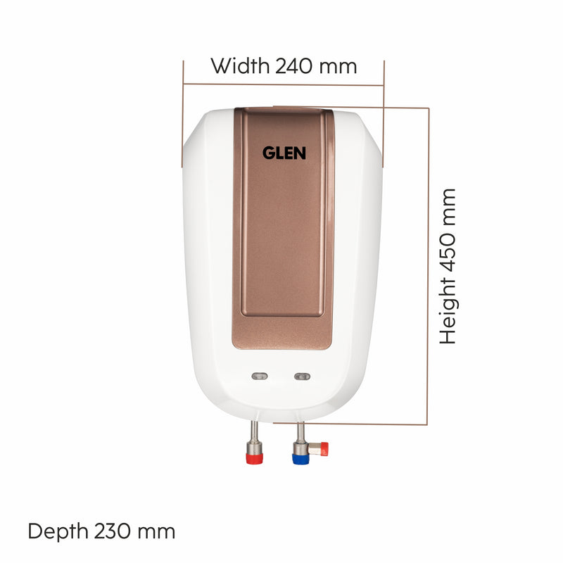 Instant Water Heater 5.5 Litre 3000W, 6.5 Bar Pressure, Stainless Steel 304 Water Tank, ISI (WH-7050INWH5L3K)