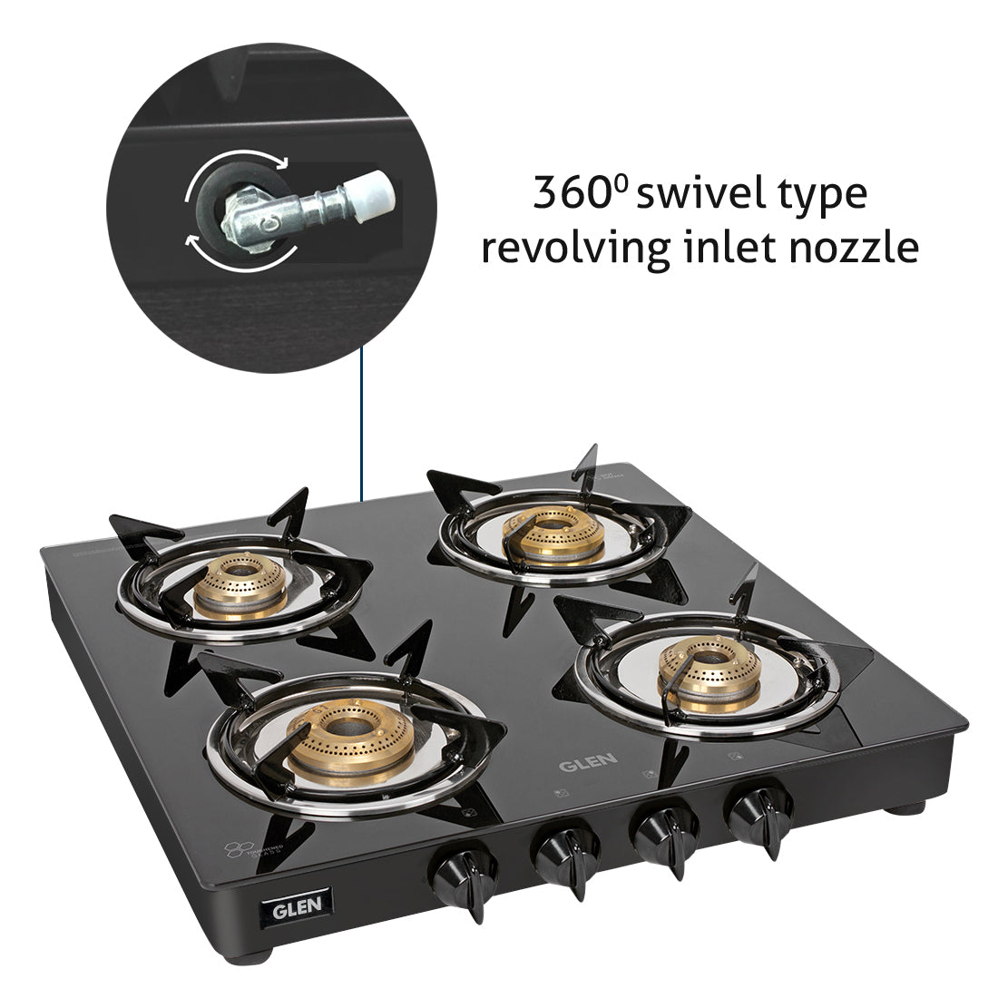 best 4 burner gas stove with chimney