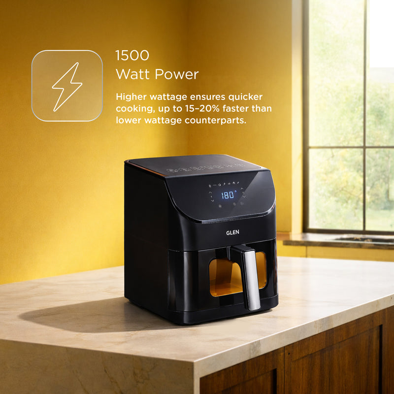 Digital Air Fryer, 6.0 Litre Capacity, 7 Pre Set Functions, Time and Temperature Control, 1500W - (SA3045DIGI)