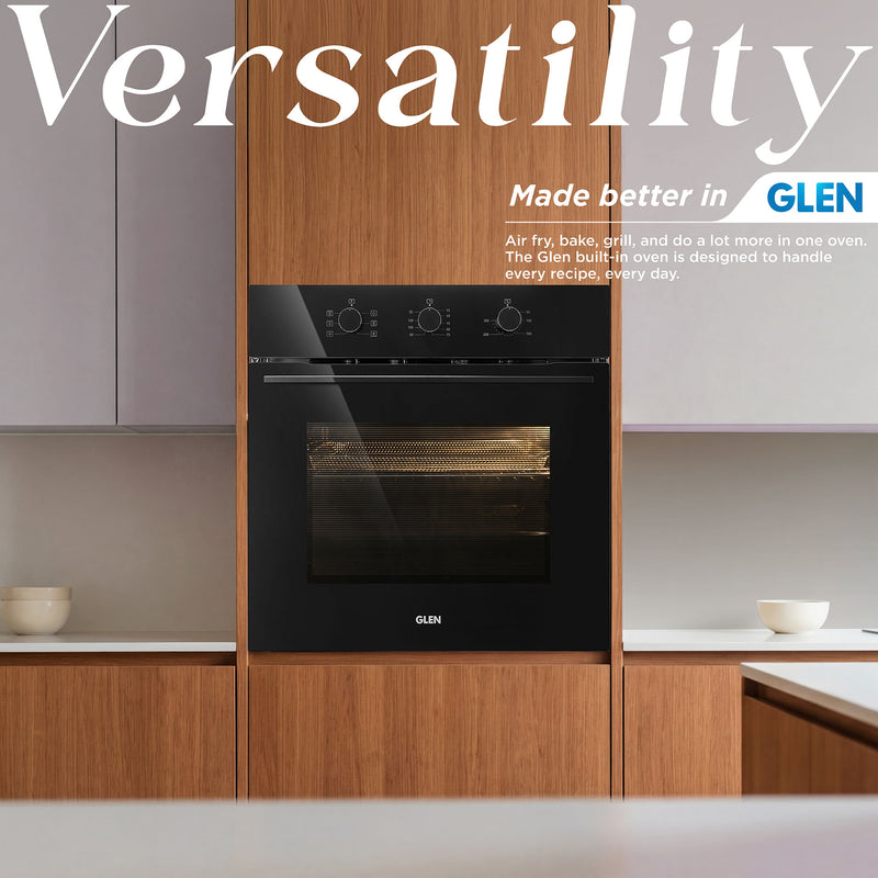 Built in Oven Air Fryer 60Ltr with Convection Fan and 3 Control Knobs (BO662AF)