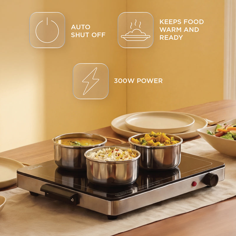 Electric Warmer Plate with Auto Shut Off 300W (SA 3001)