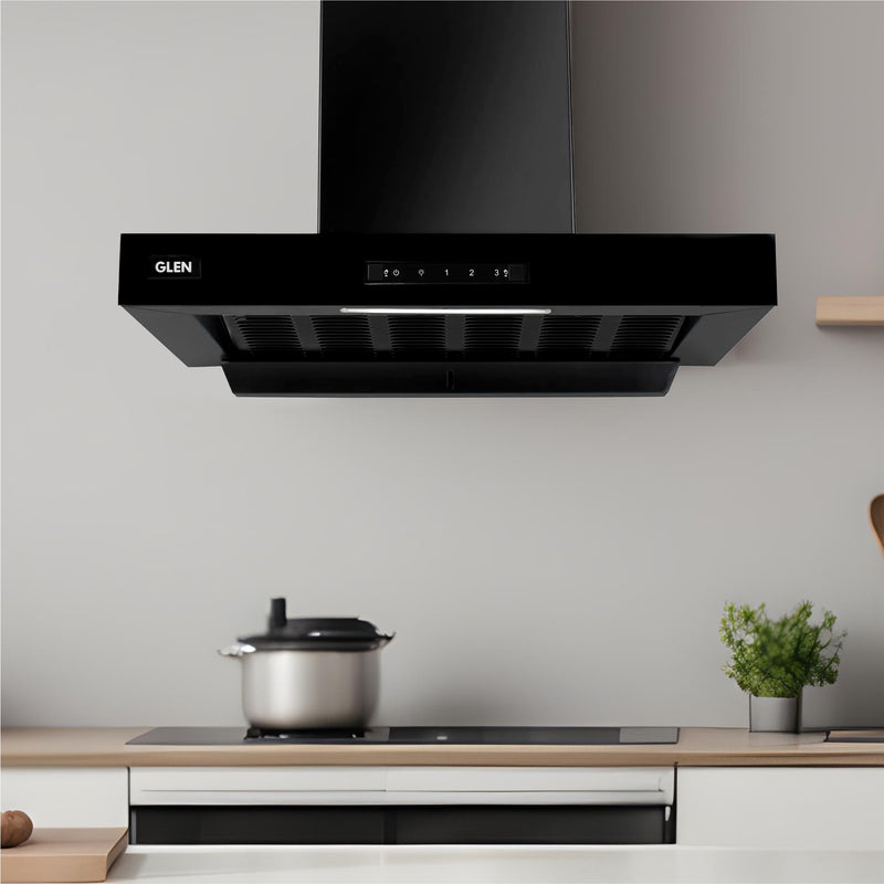 Auto Clean Filter less Kitchen Chimney, Motion Sensor with Touch Control 60cm, 1200 m3/h (CH6052SXBLAC60)